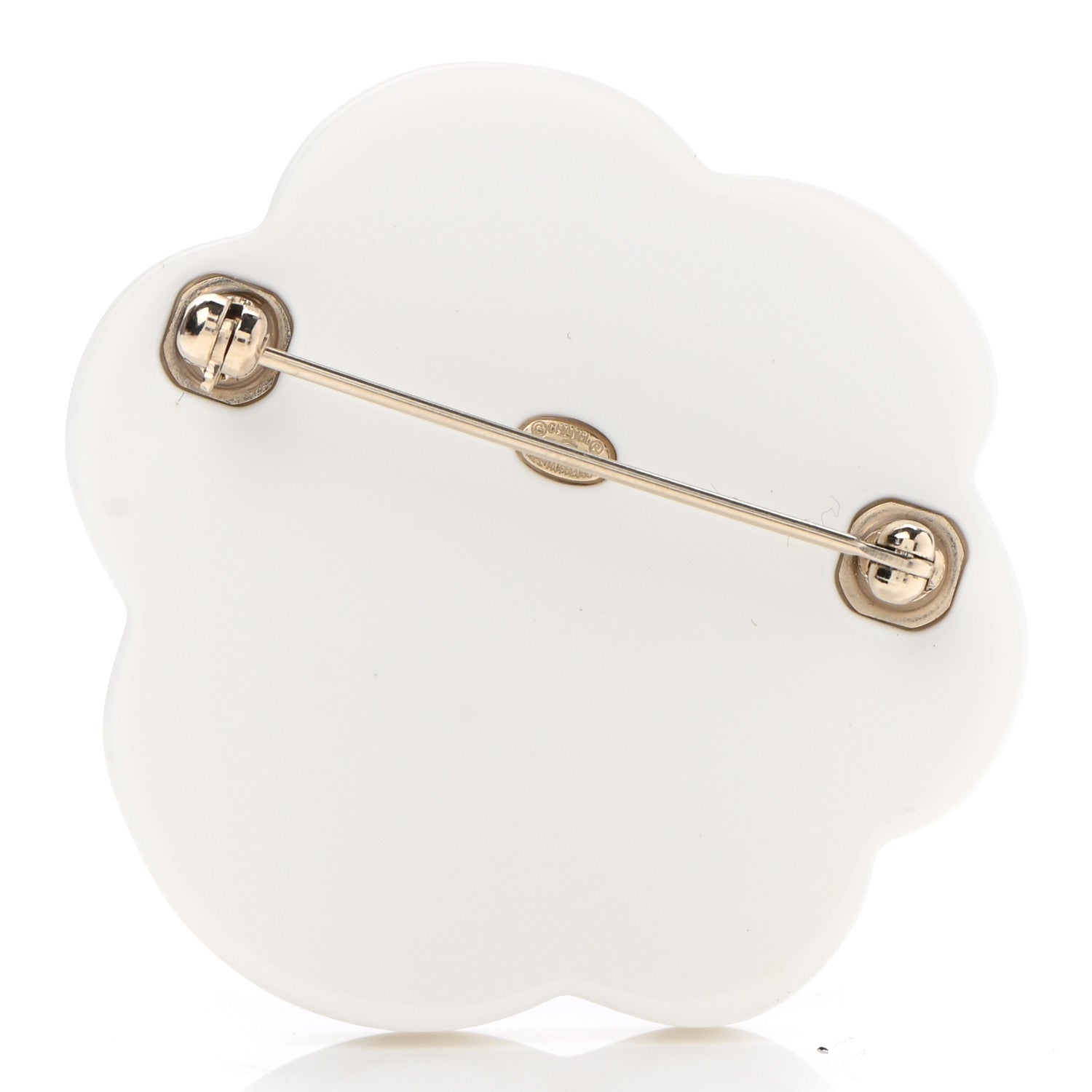 Chanel Enamel Crystal CC Camellia Brooch Pin Black Silver Gold 3 of 5