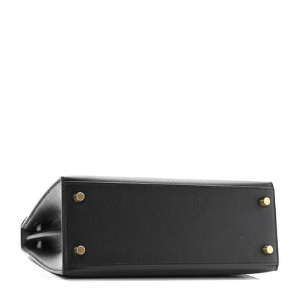 Hermes Epsom Kelly Sellier 25 Black 3 of 10