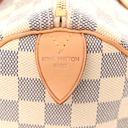 Louis Vuitton Damier Azur Speedy 30 7 of 11