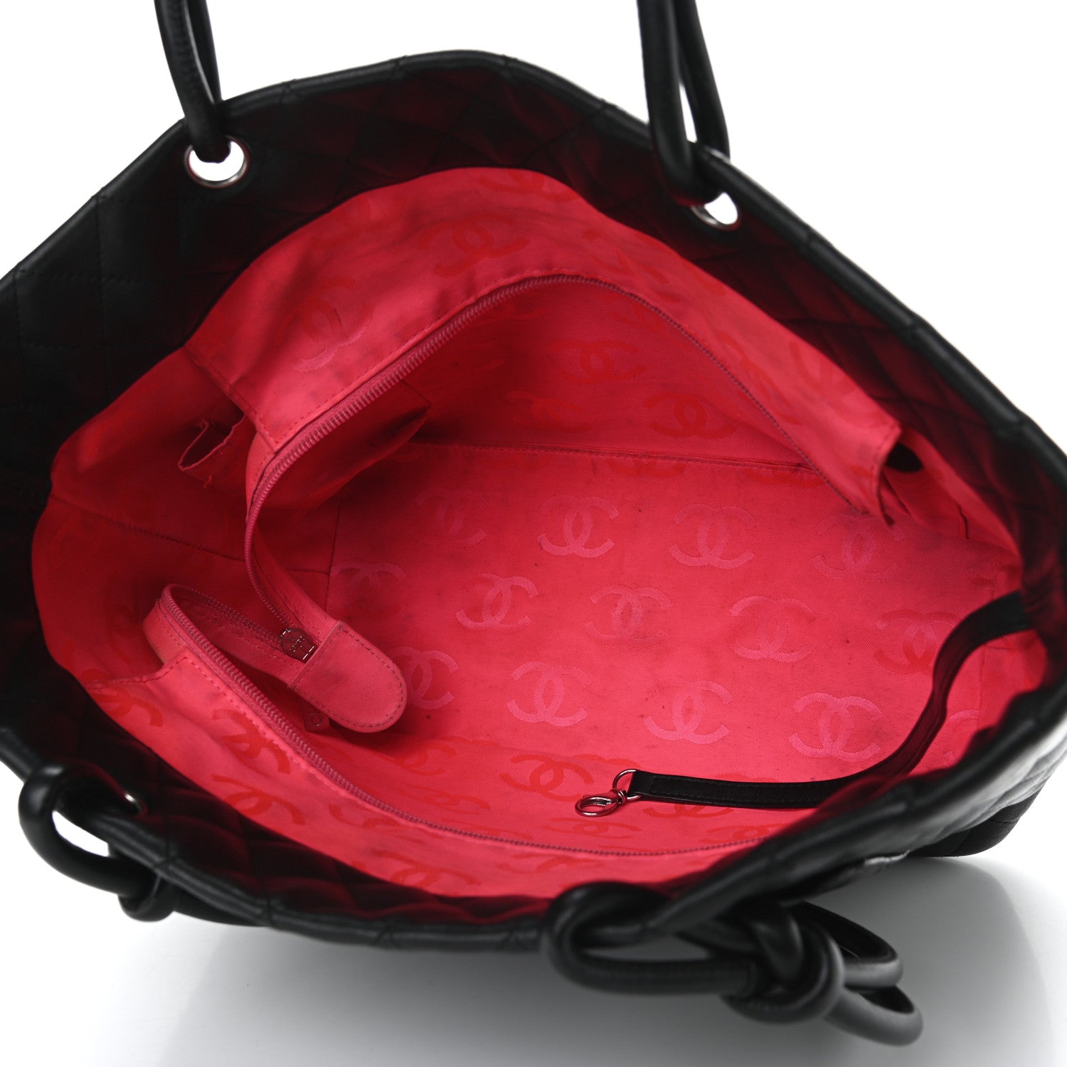 Chanel Calfskin Quilted Large Cambon Tote Black 5 of 13
