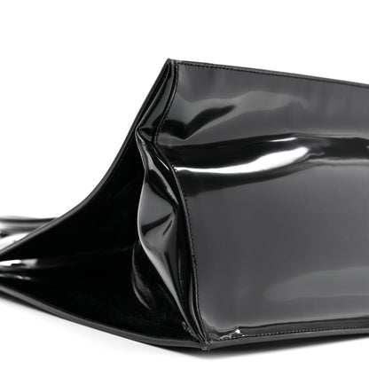 Saint Laurent Mesh Patent Rive Gauche Tote Black 14 of 21