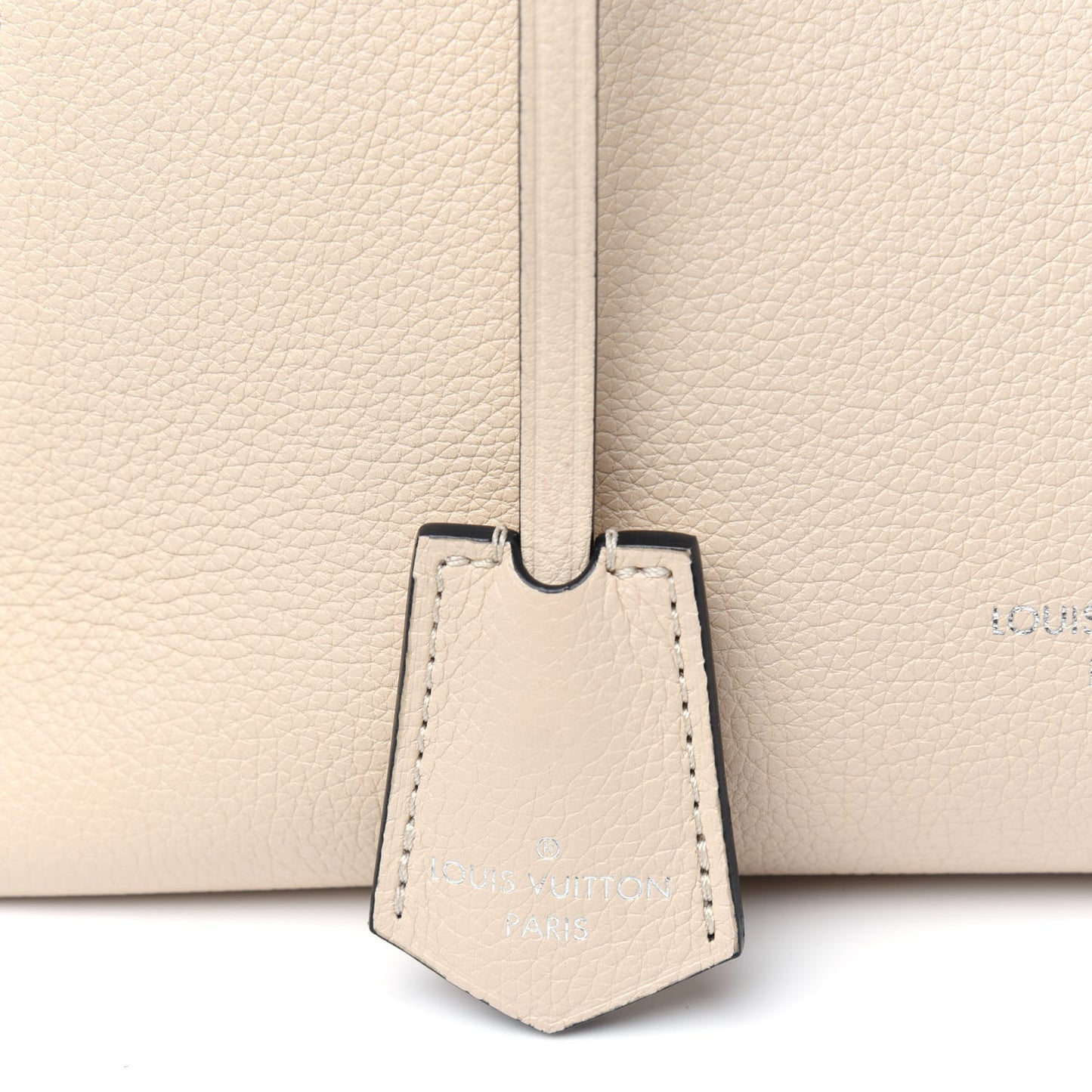 Calfskin Lockme Cabas Vanille Black