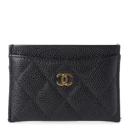Chanel Caviar Quilted Card Holder Black 1 of 7