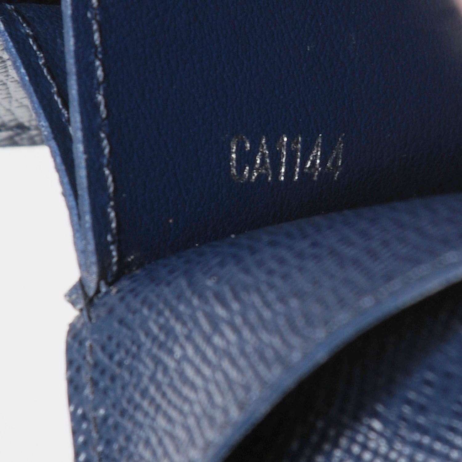 Louis Vuitton Epi Emilie Wallet Indigo 8 of 12