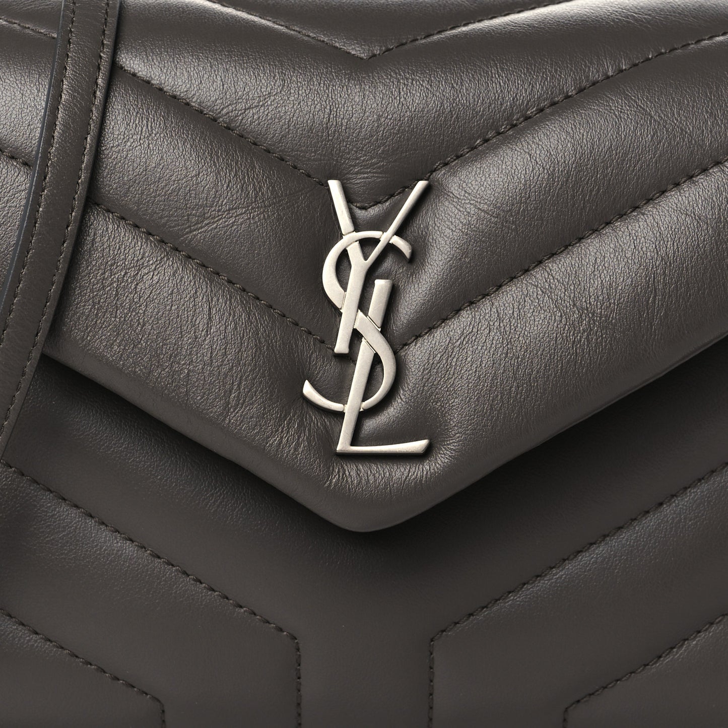 Calfskin Y Quilted Monogram Toy Loulou Crossbody Bag Earth