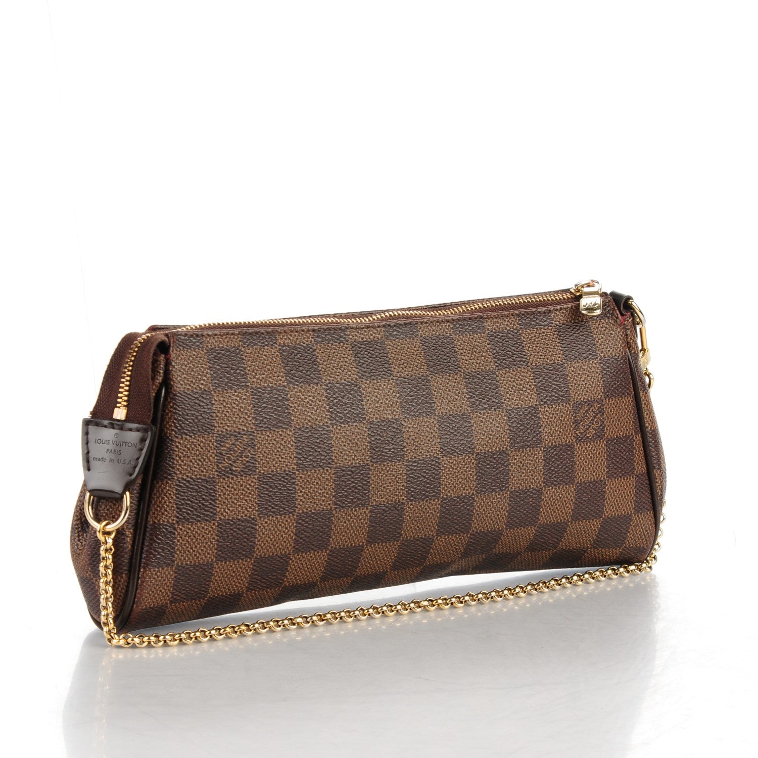 Louis Vuitton Damier Ebene Eva Clutch 3 of 6