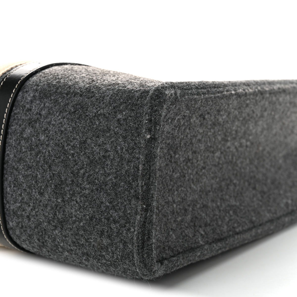 Felt Large Woody Ribbon Tote Cashmere Grey