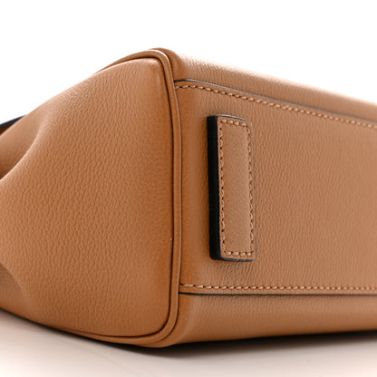 Versace Grained Calfskin Small La Medusa Top Handle Bag Brown 8 of 10