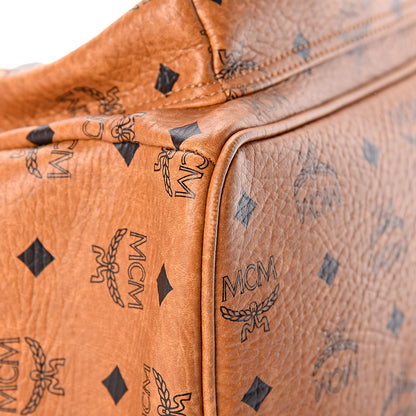 MCM Visetos Studded Medium Stark M Backpack Cognac 16 of 25