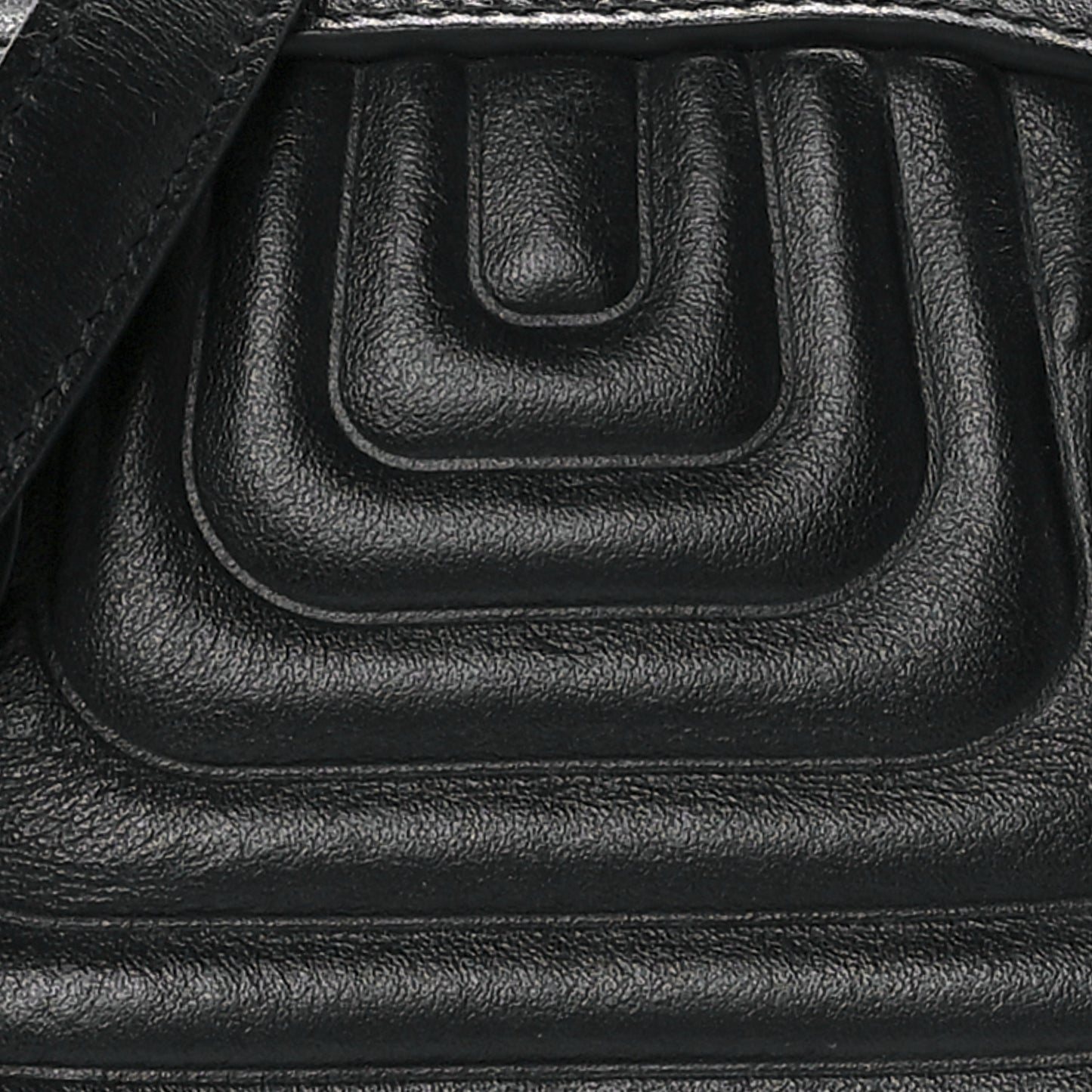 Calfskin Quilted Fiamma Bag Black
