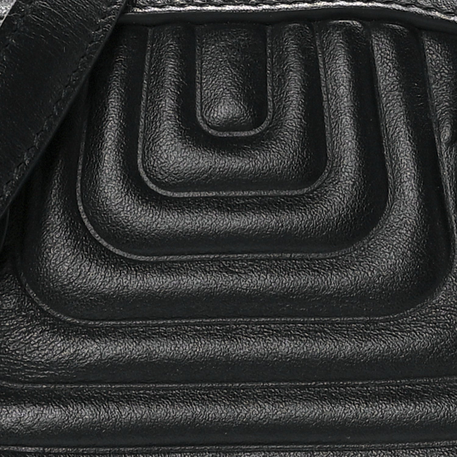Salvatore Ferragamo Calfskin Quilted Fiamma Bag Black 6 of 9