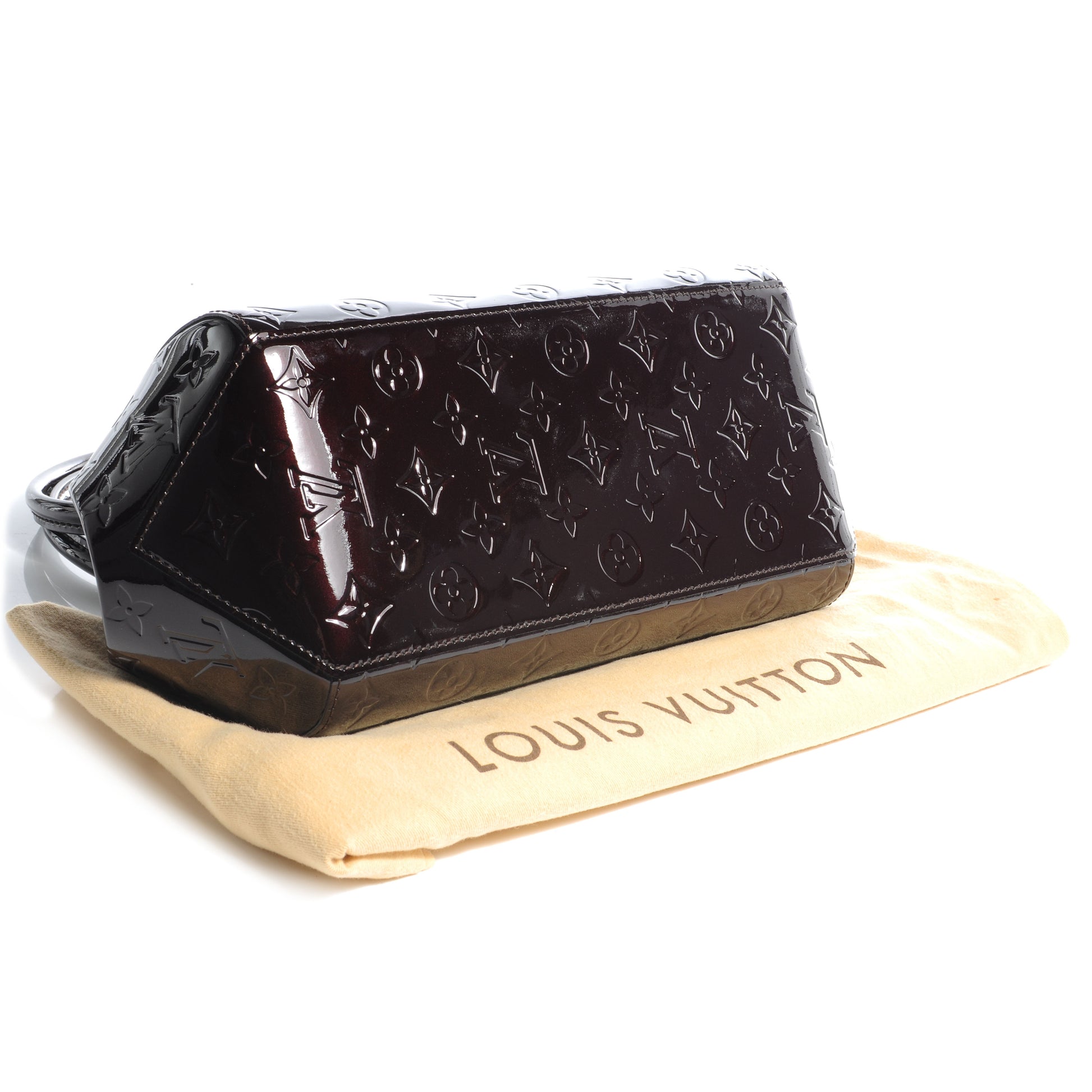 Louis Vuitton Vernis Sherwood PM Amarante 4 of 7