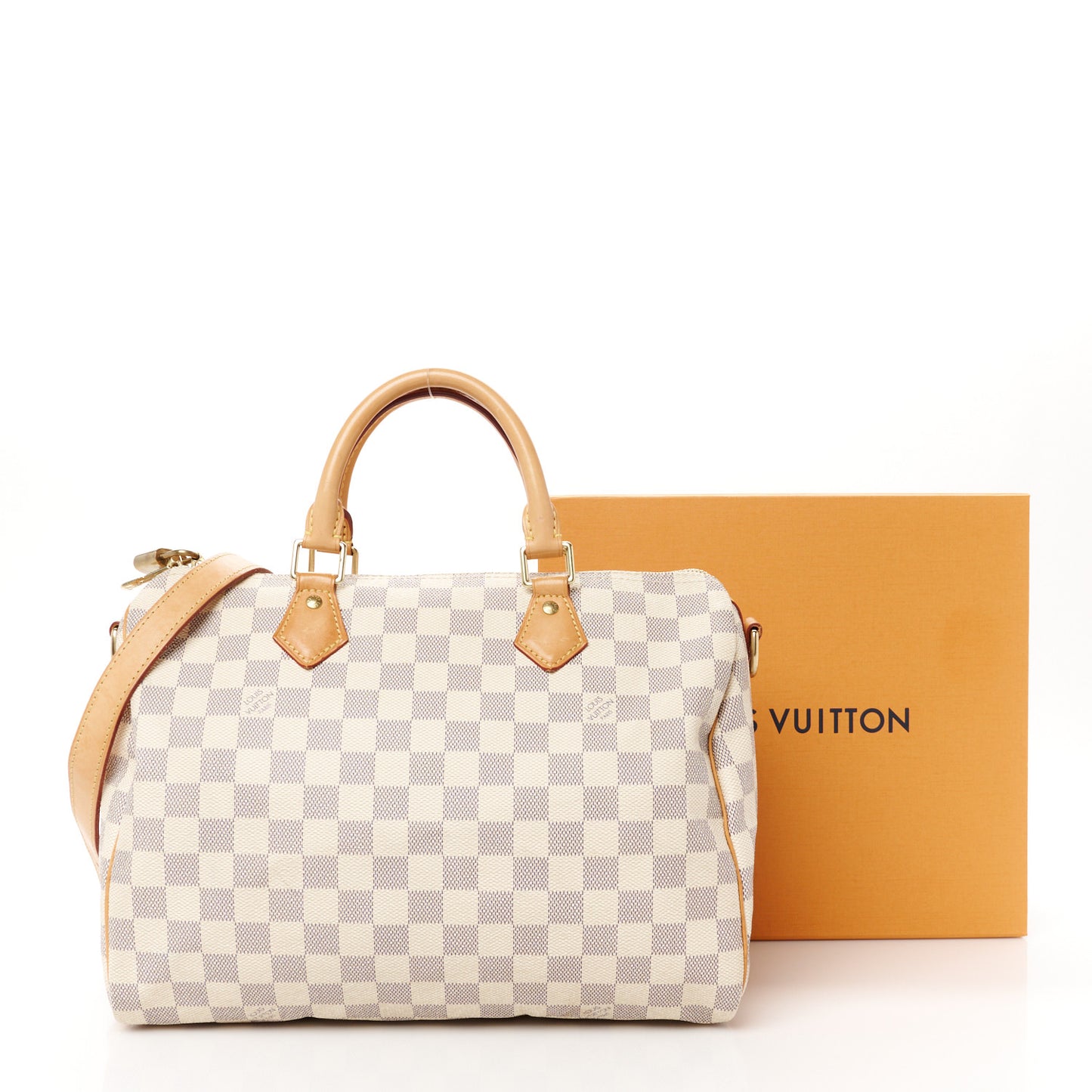 Damier Azur Speedy Bandouliere 30