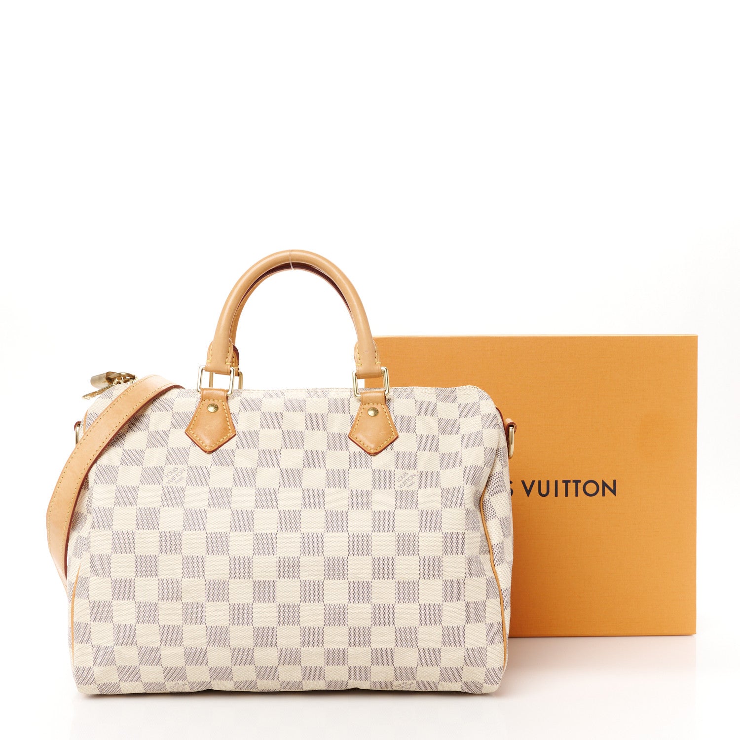 Louis Vuitton Damier Azur Speedy Bandouliere 30 13 of 13