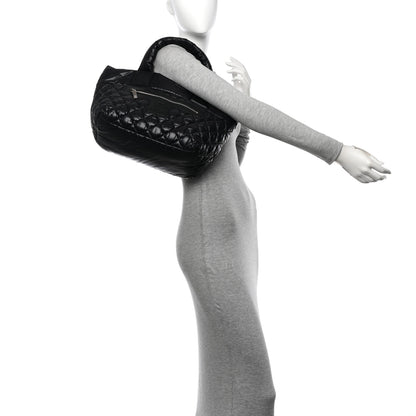 Chanel Nylon Quilted Small Coco Cocoon Tote Black 2 of 10