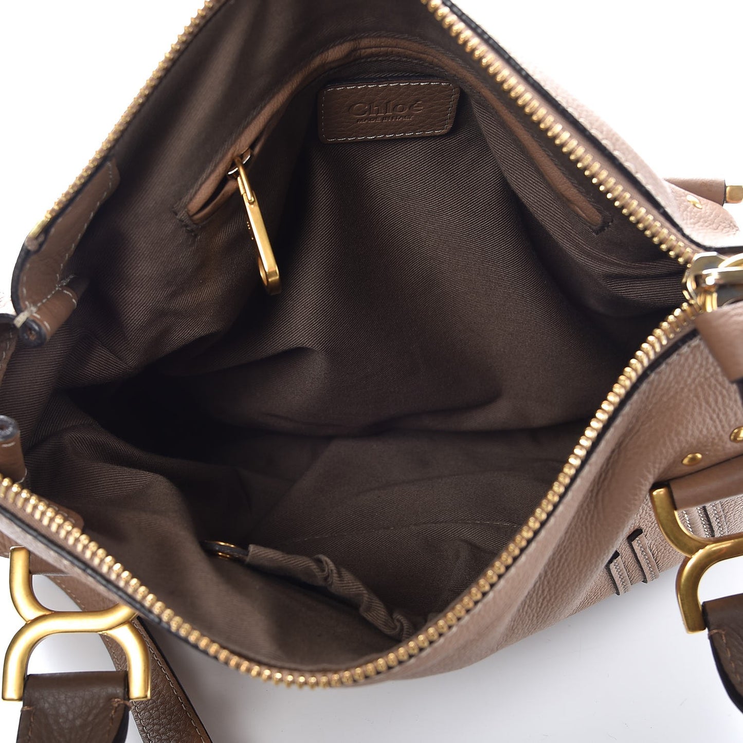 Calfskin Medium Marcie Satchel Nut