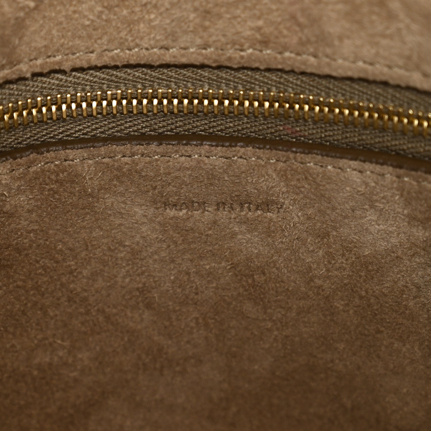 Celine Soft Grained Calfskin Sangle Bucket Bag Taupe 6 of 14