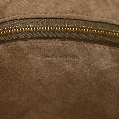 Celine Soft Grained Calfskin Sangle Bucket Bag Taupe 6 of 14