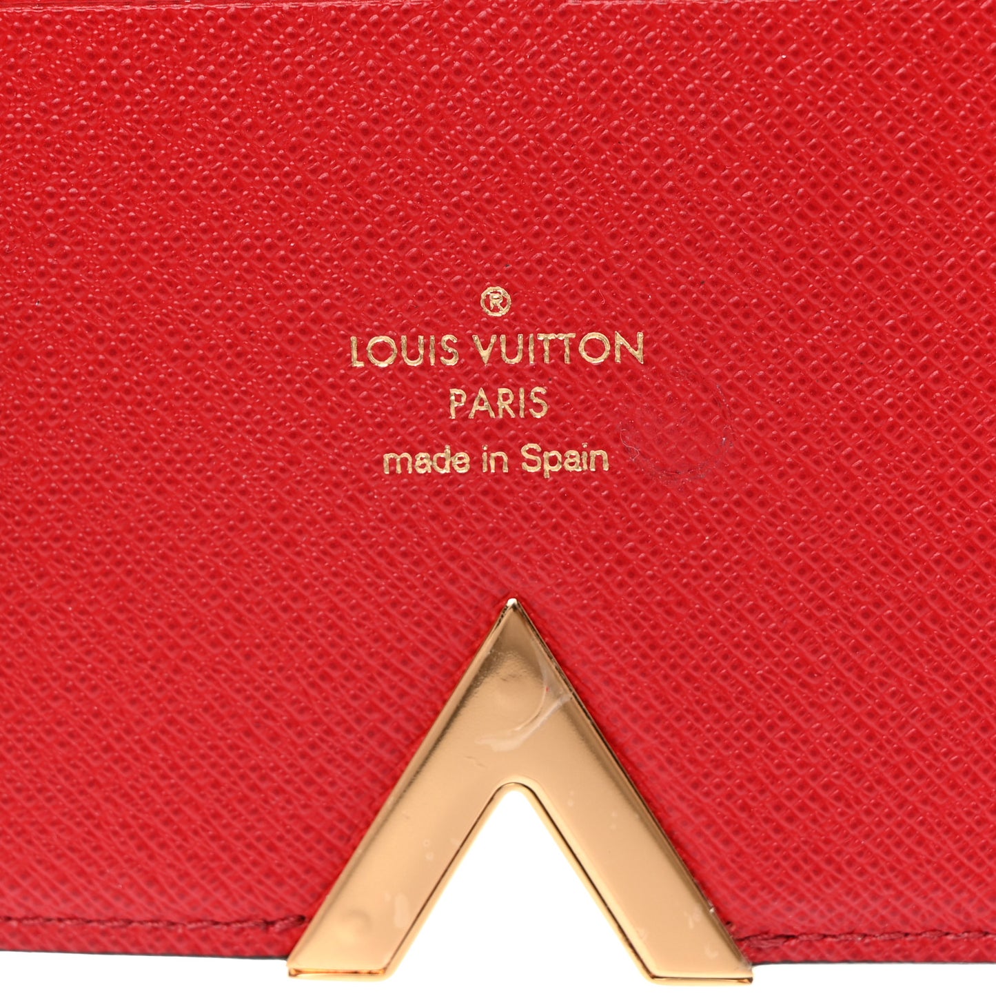 Monogram Calfskin Kimono Wallet Cherry