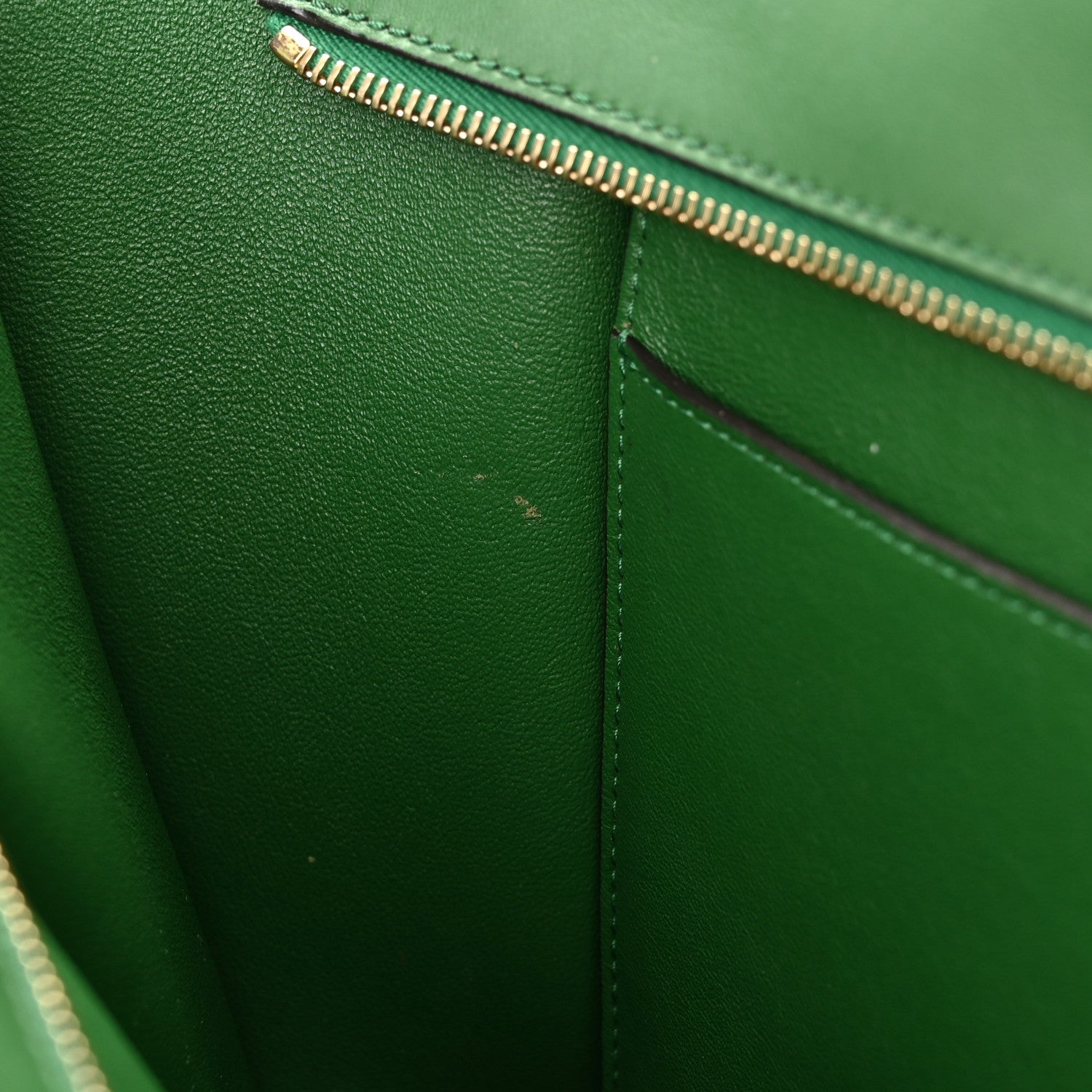 Fendi Vitello Dolce Shiny Nappa Petite 3Jours Tote Tortora Emerald 10 of 13