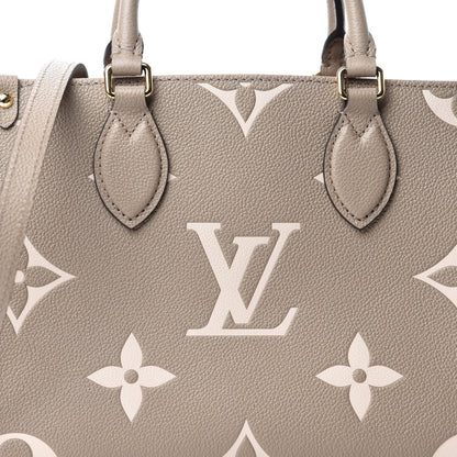 Louis Vuitton Empreinte Monogram Giant Onthego PM Tourterelle Creme 10 of 10