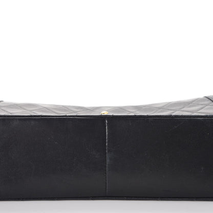 Chanel Lambskin Quilted Medium Single Flap Black 13 of 15