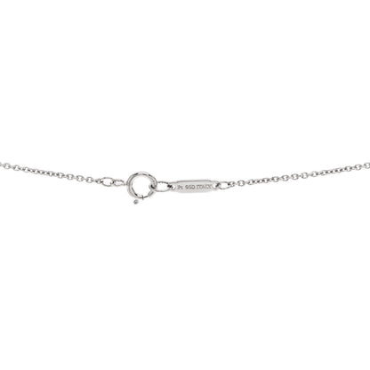 Tiffany Platinum Diamond .17ctw Small Paper Flowers Pendant Necklace 5 of 5