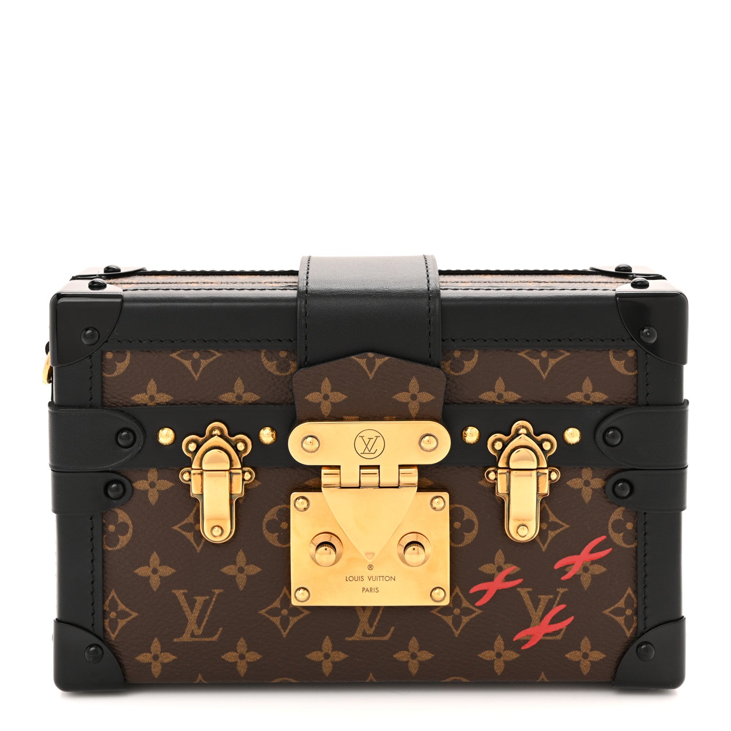 Louis Vuitton Monogram Petite Malle Black 1 of 11