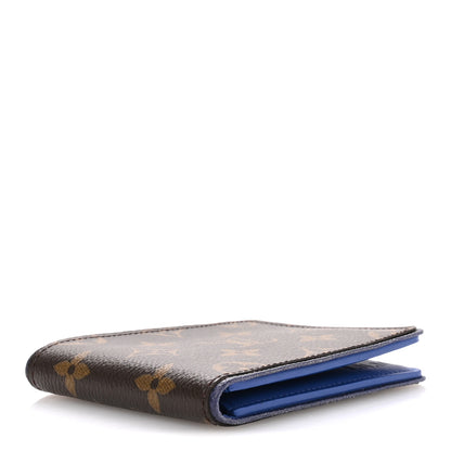 Louis Vuitton Monogram Outdoor Slender Wallet Indigo Blue 4 of 8