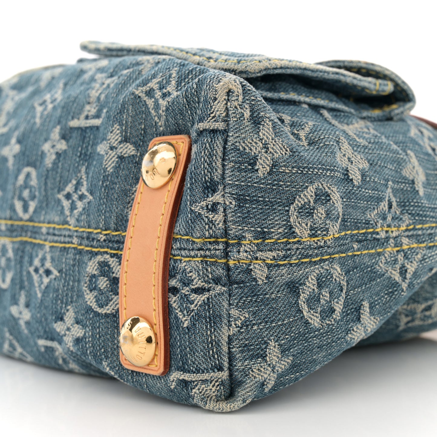 Monogram Denim Baggy PM Blue