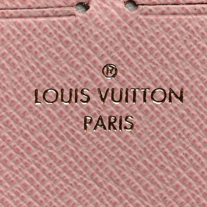 Louis Vuitton Damier Ebene Clemence Wallet Rose Ballerine 6 of 8