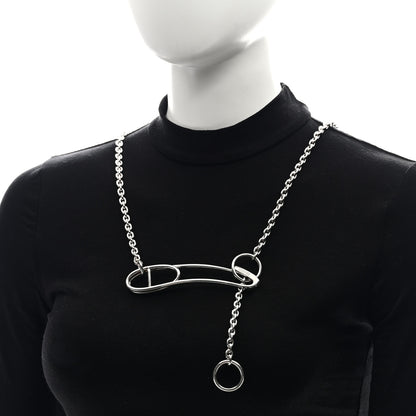Hermes Sterling Silver Chaine D'Ancre Punk Necklace 2 of 5