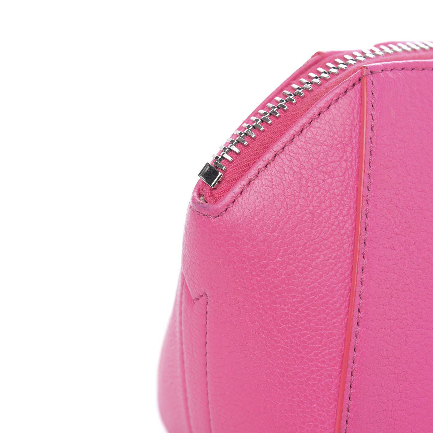 Sugar Goatskin Antigona Wristlet Pink