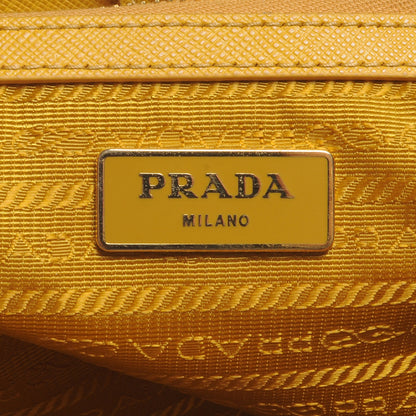 Prada Saffiano Lux Medium Tote Mimosa 8 of 10