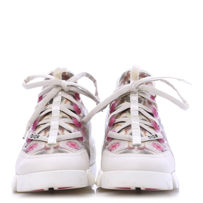 Christian Dior Neoprene Rubber Womens KaleiDiorscopic D-Connect Sneakers 37 White Cypress 2 of 10
