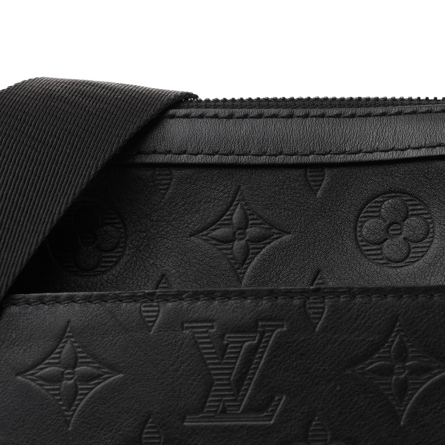 Louis Vuitton Calfskin Monogram Shadow Duo Messenger Black 8 of 10