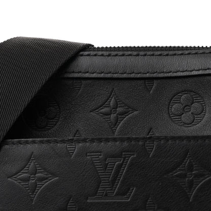 Louis Vuitton Calfskin Monogram Shadow Duo Messenger Black 8 of 10