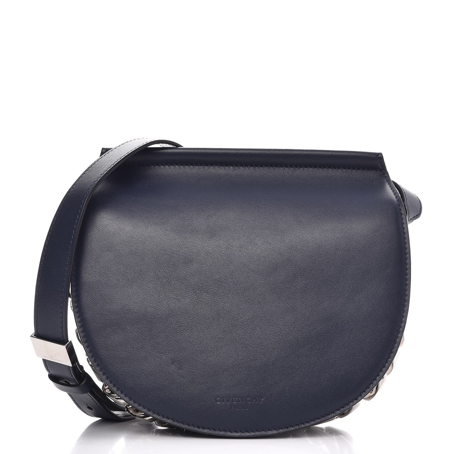 Givenchy Calfskin Mini Infinity Saddle Bag Night Blue 1 of 7