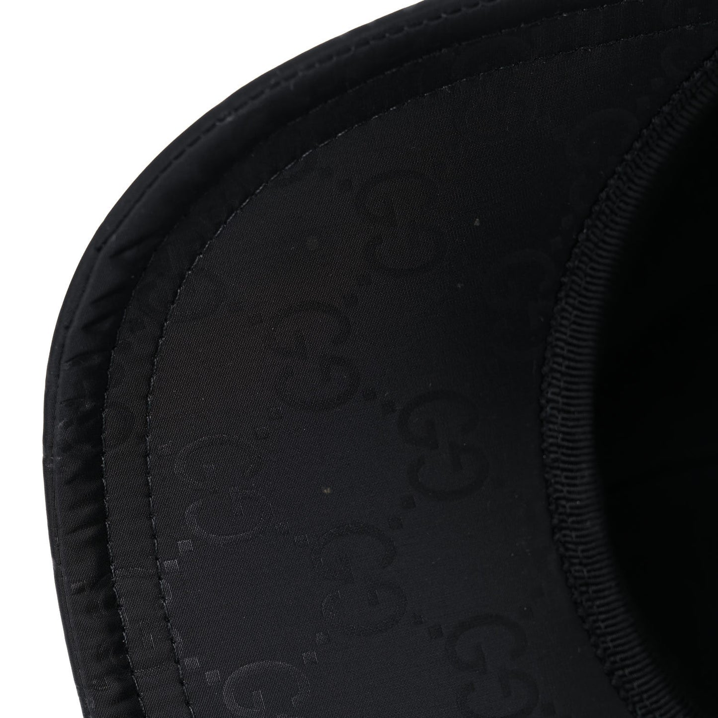 Nylon Monogram Baseball Hat M Black