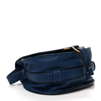 Chloe Calfskin Mini Marcie Round Crossbody Bag Royal Navy 6 of 7