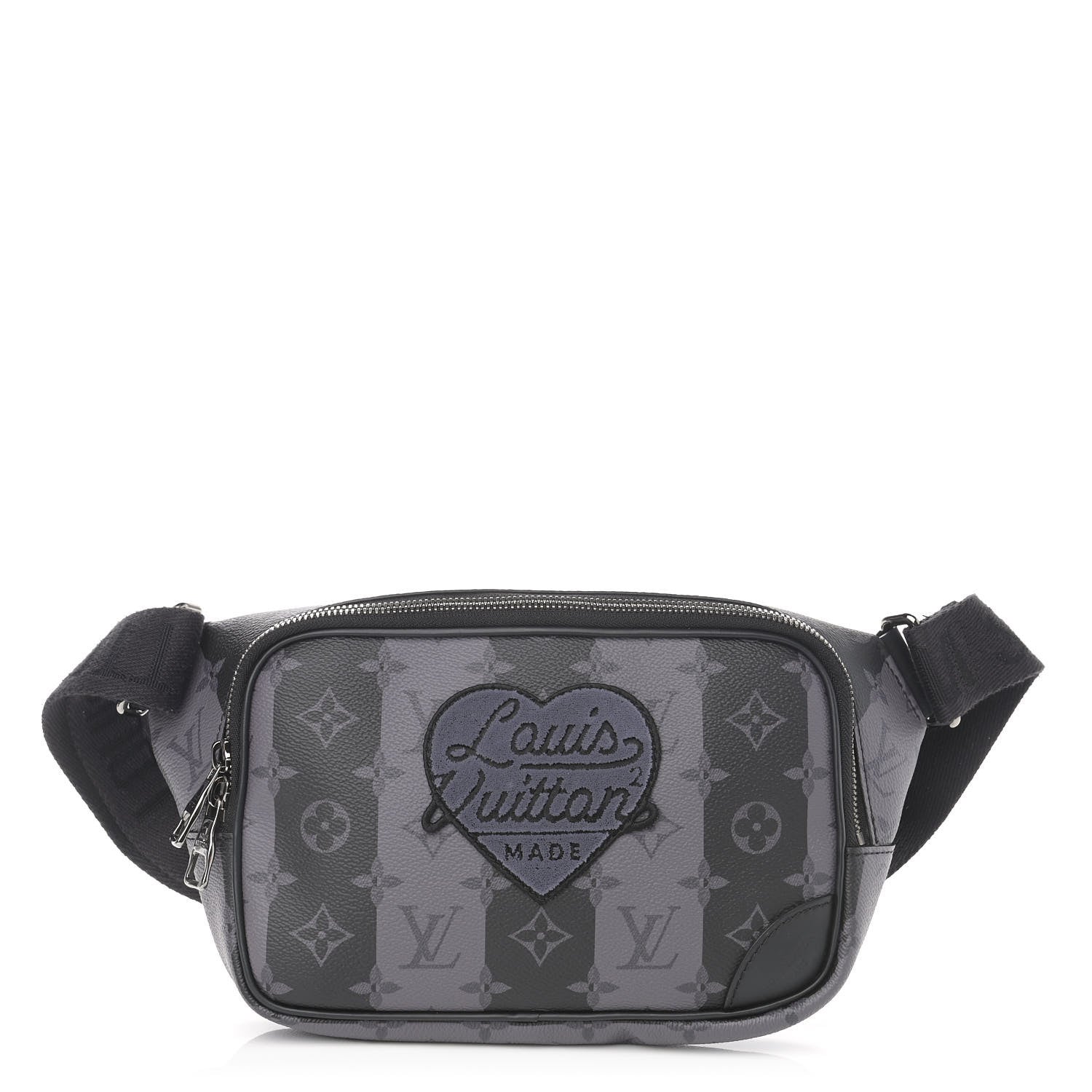 Louis Vuitton X NIGO Monogram Eclipse Stripes LV Heart Modular Sling Bag 1 of 11