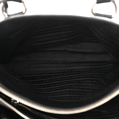 Prada Vitello Phenix Top Handle Bag Black 6 of 15