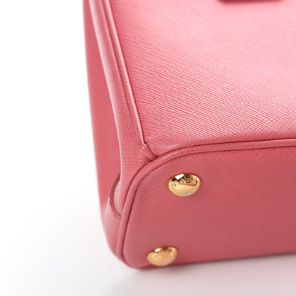 Prada Saffiano Mini Galleria Double Zip Tote Tamaris 15 of 20