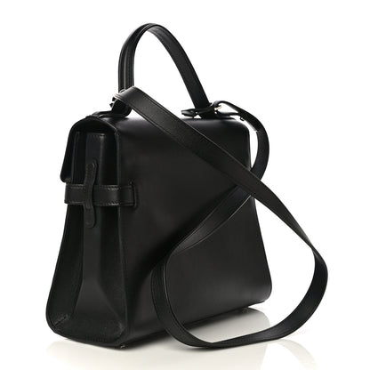 Delvaux Calfskin MM Tempete Satchel Black 2 of 14