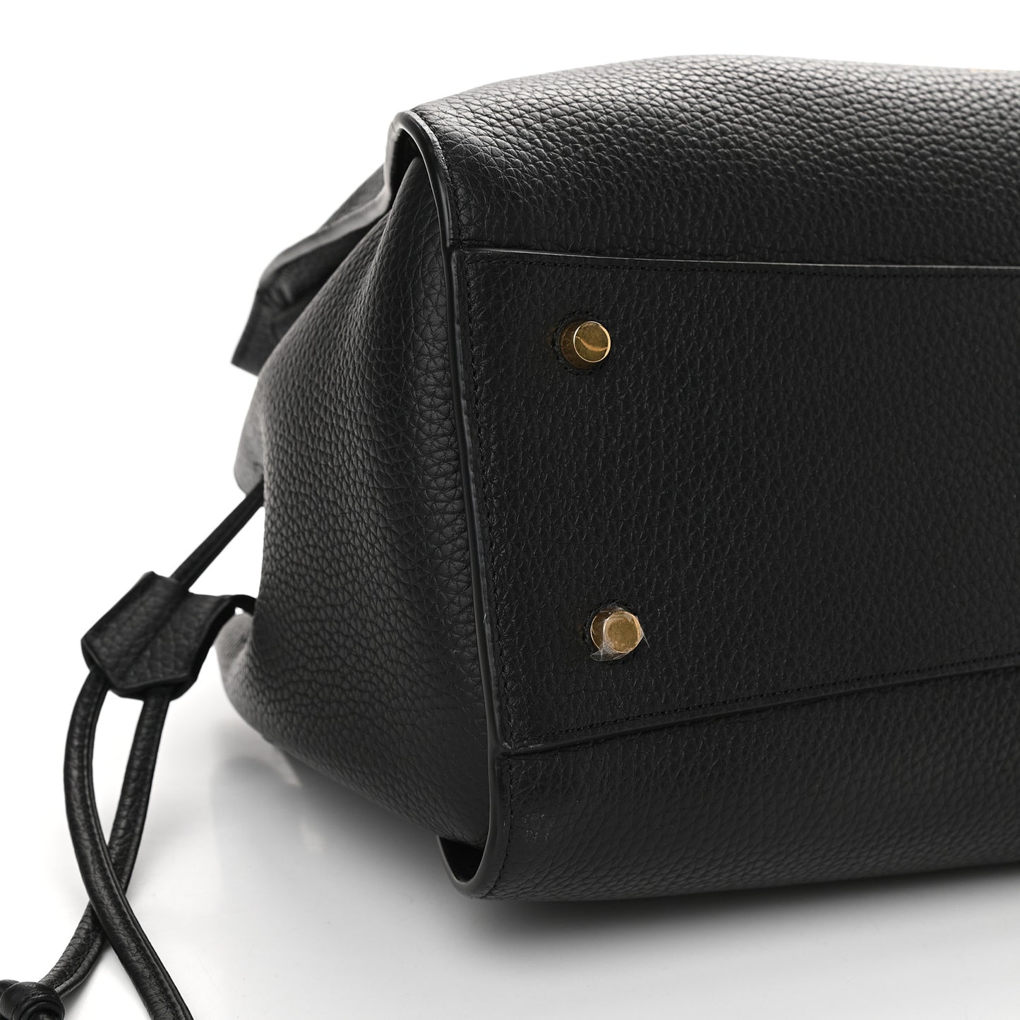 Heavy Grain Iris Tote Midnight Black