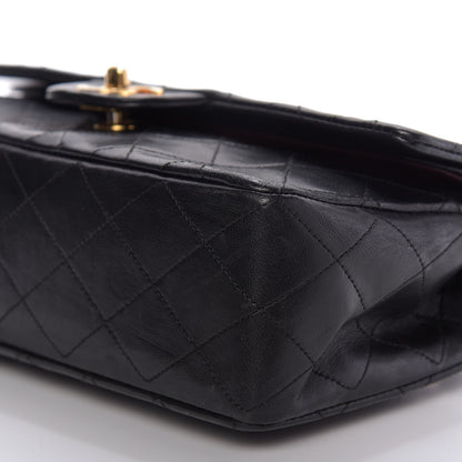 Chanel Lambskin Quilted Small Double Flap Black 7 of 10