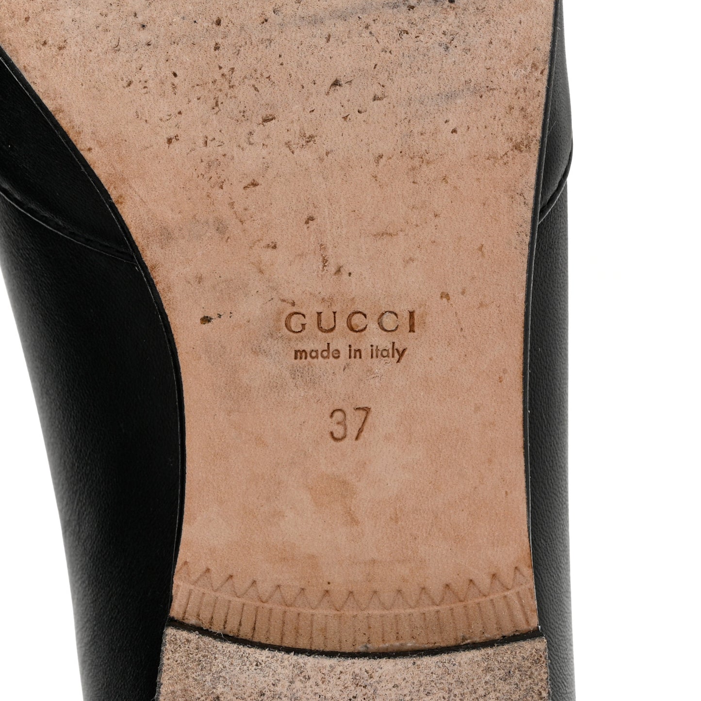 Calfskin Horsebit Loafers 37 Black