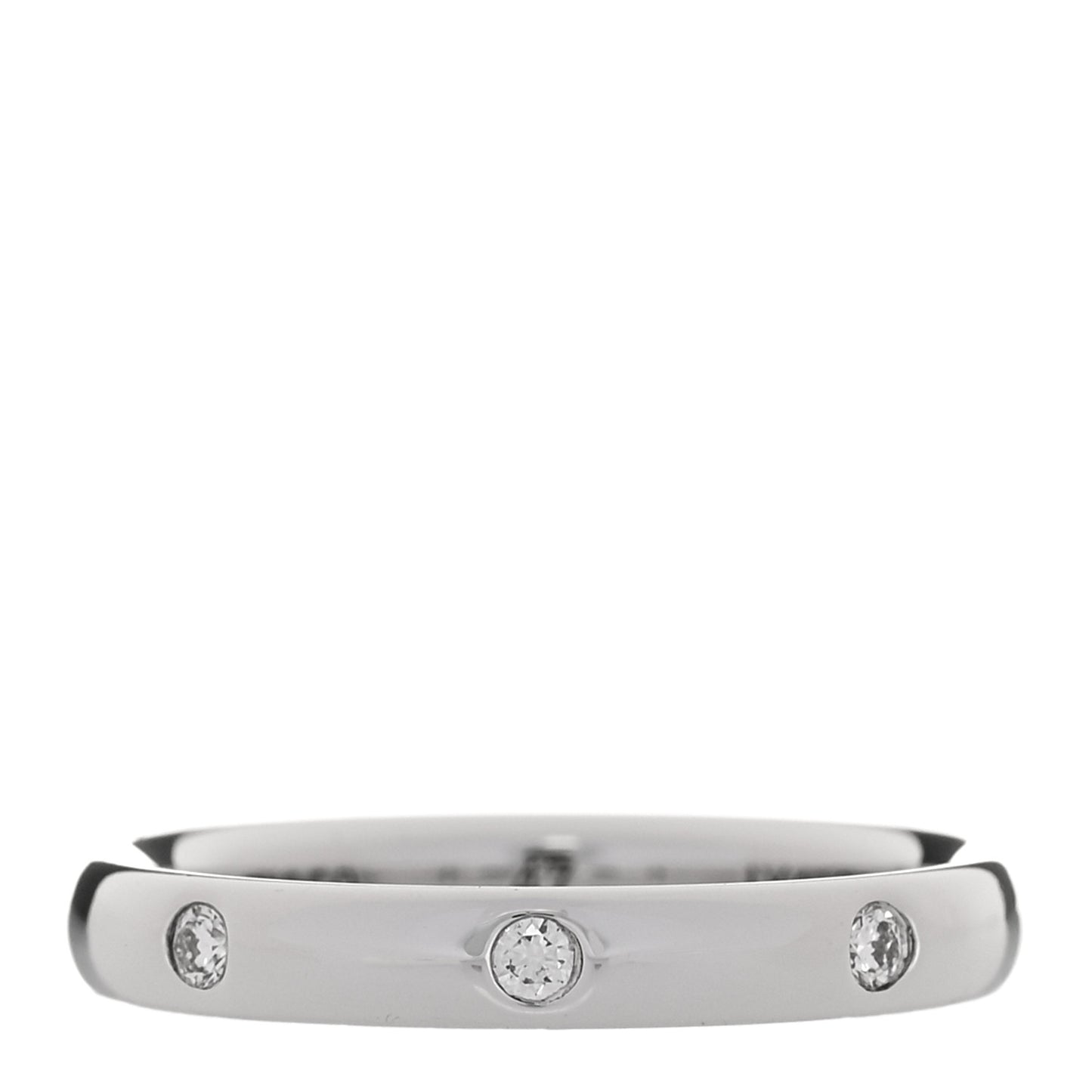Platinum Diamond Tendrement Etoiles Wedding Band Ring 47 4