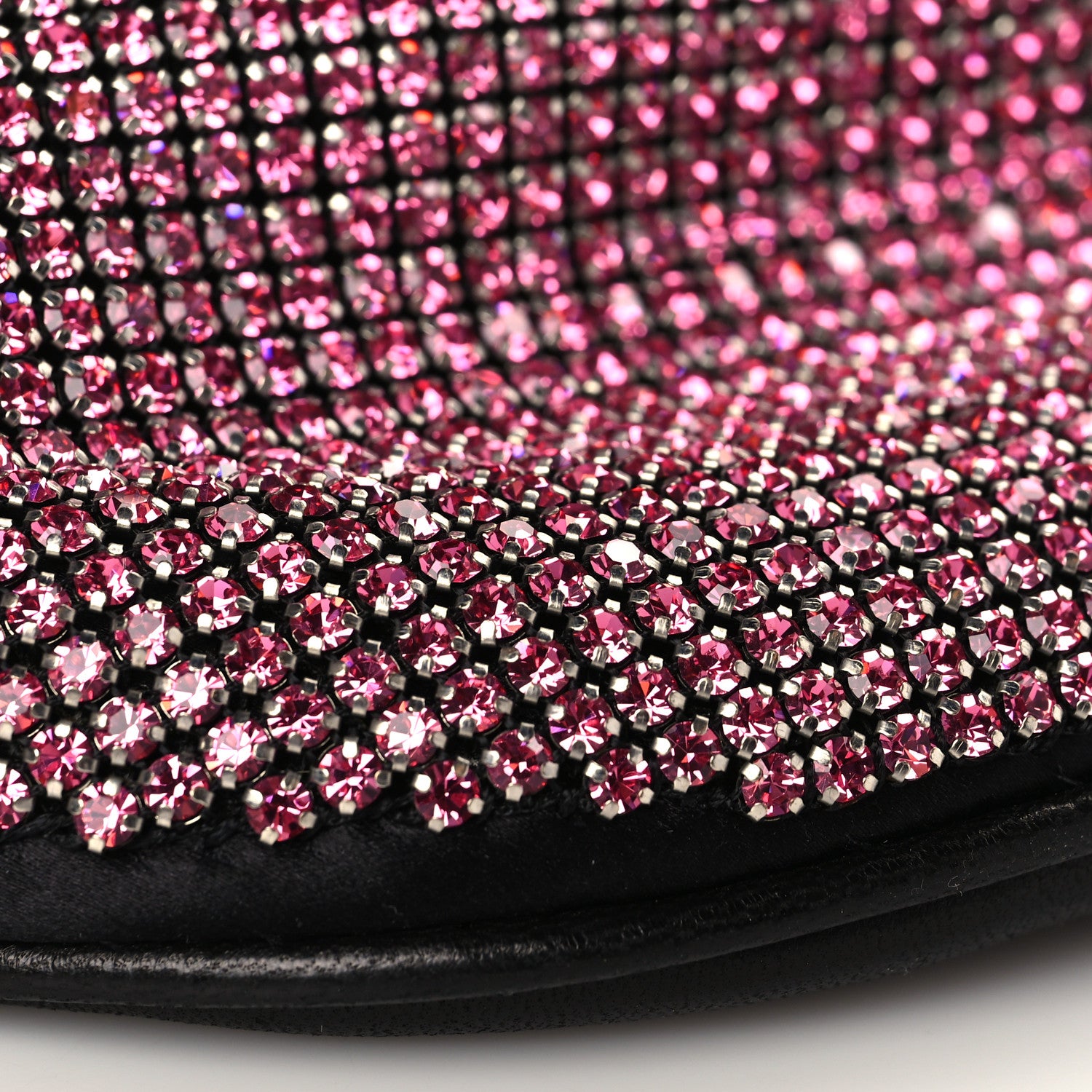 Alexander Wang Rhinestone Mesh Mini Attica Belt Bag Prism Pink 7 of 8