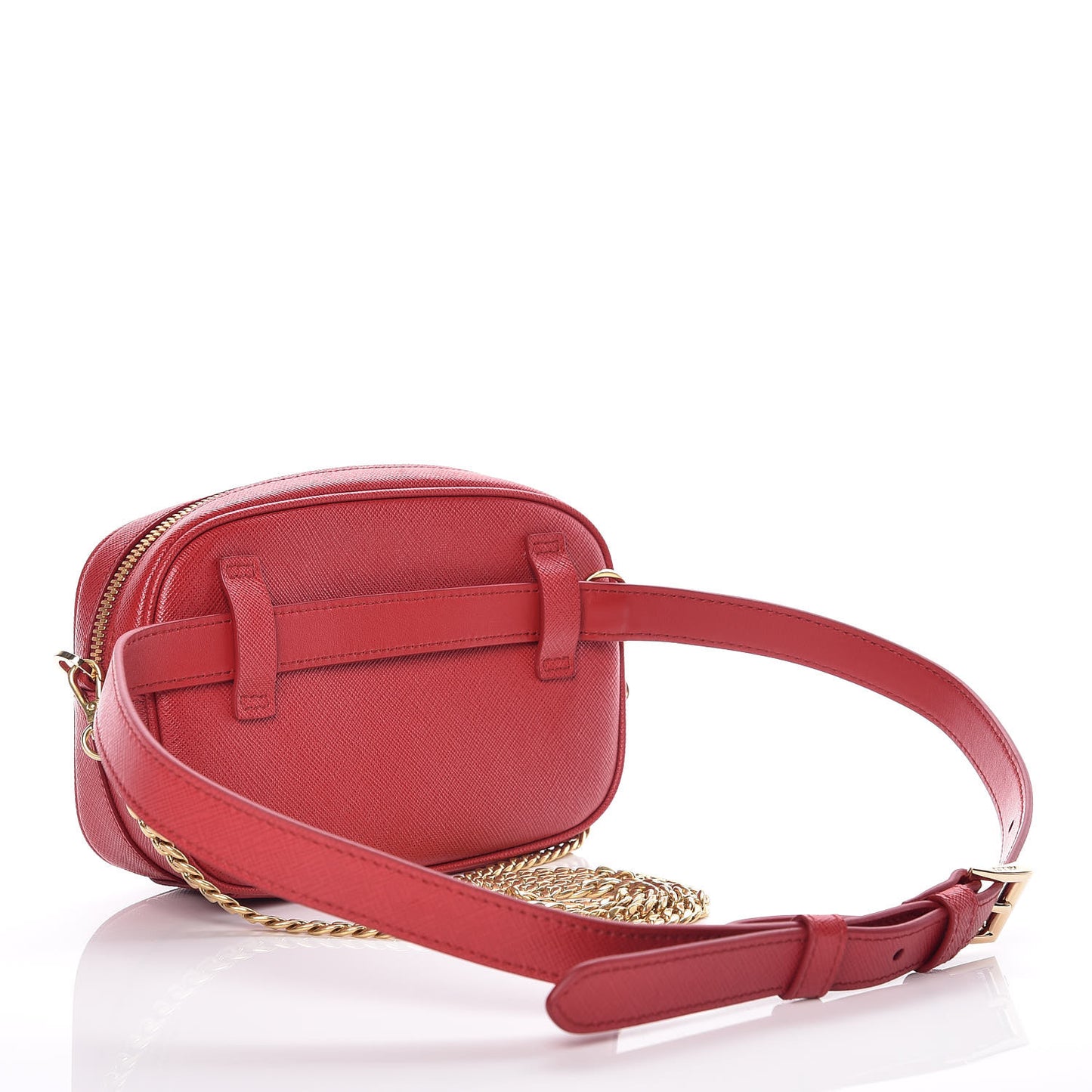 Saffiano Lux Belt Bag Fuoco